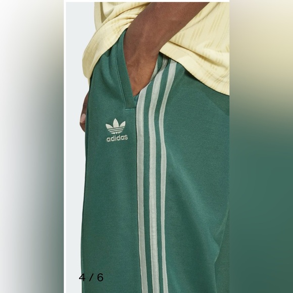 adidas Firebird Track Pants Green - Picture 3 of 5